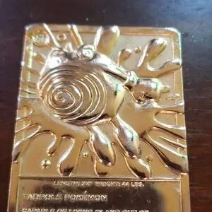 Pokemon | Other | 999 Pokmon 23k Goldplated Poliwhirl Card | Poshmark